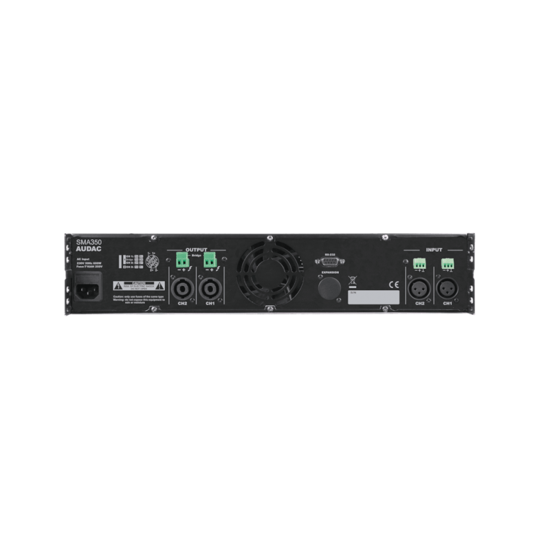 AUDAC SMA350 WaveDynamics - dwukanałowy wzmacniacz mocy 2 x 350W - 2