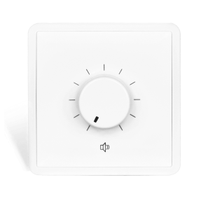 AUDAC VC3102/W - regulator głośności 100W 80 x 80 mm - wersja biała - 1