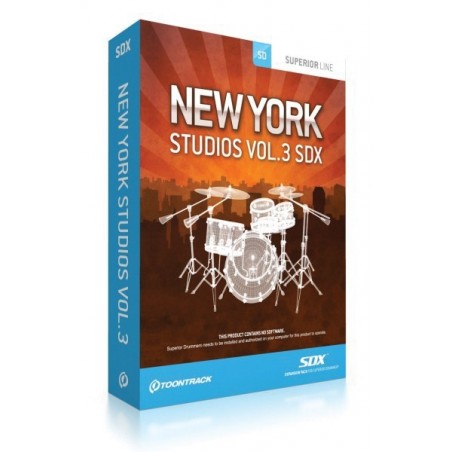 TOONTRACK New York Studios Vol.3 SDX - biblioteka brzmień