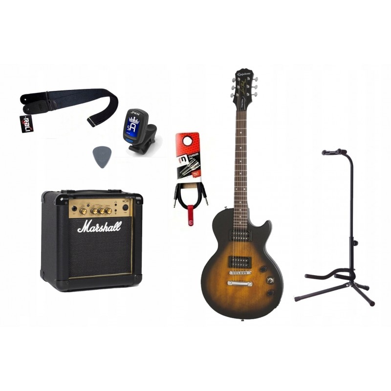 Gitara Elektryczna + Wzmacniacz 10W Kabel Zestaw 310 - 1