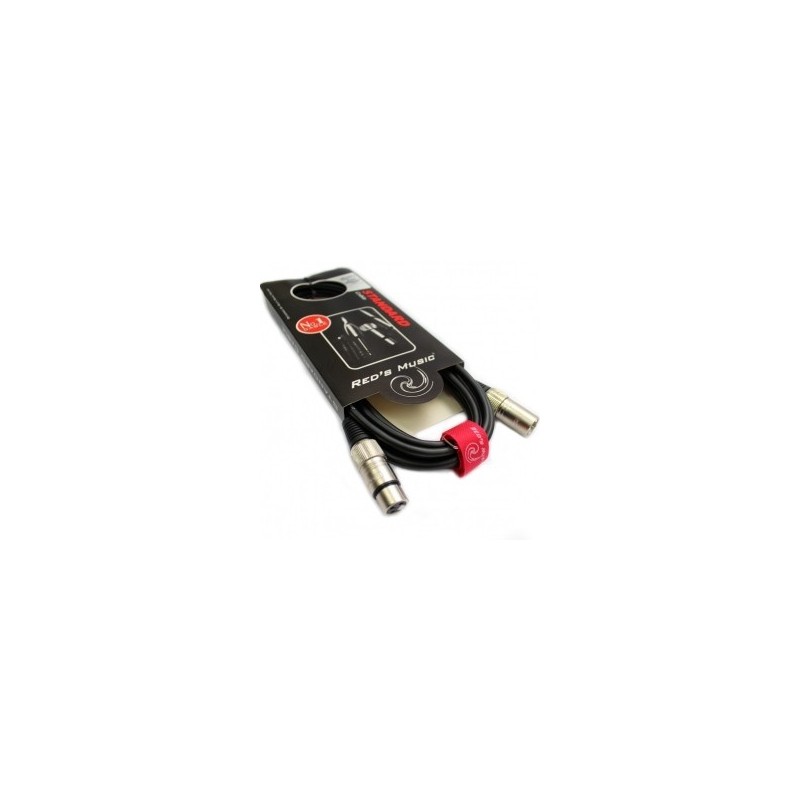 REDS MC1110 BLK - Kabel Mikrofonowy 1m