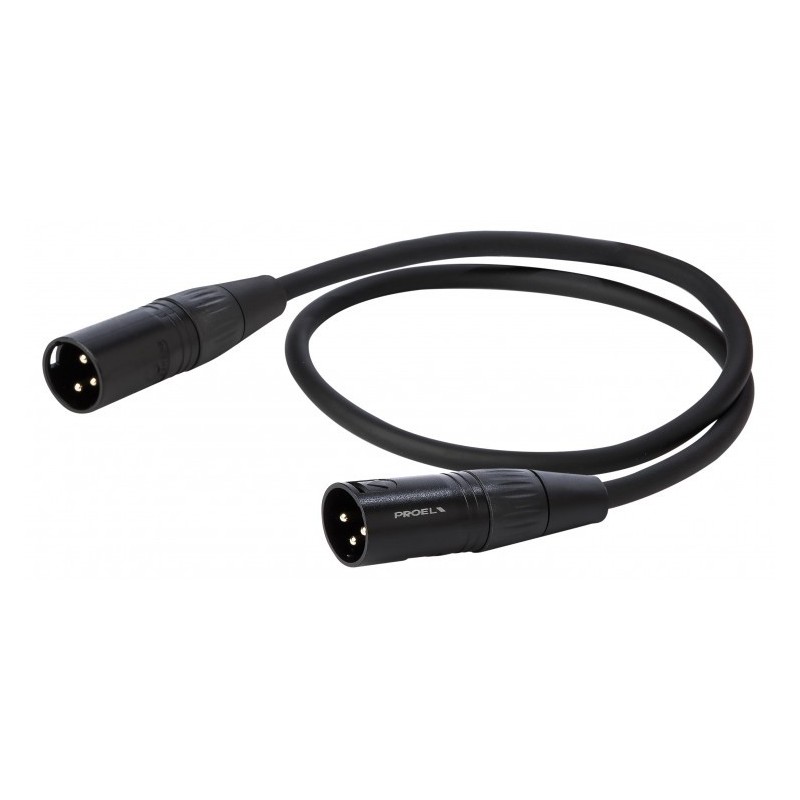 Proel CHLP335LU015 - Kabel XLR M - XLR M 0,15m Proel CHLP335LU015 - Kabel XLR M - XLR M 0,15m