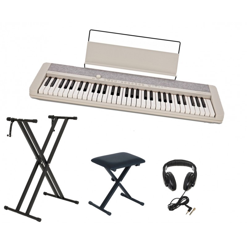Keyboard Casio CT-S1 WW +Statyw +Ława +Słuchawki - 1