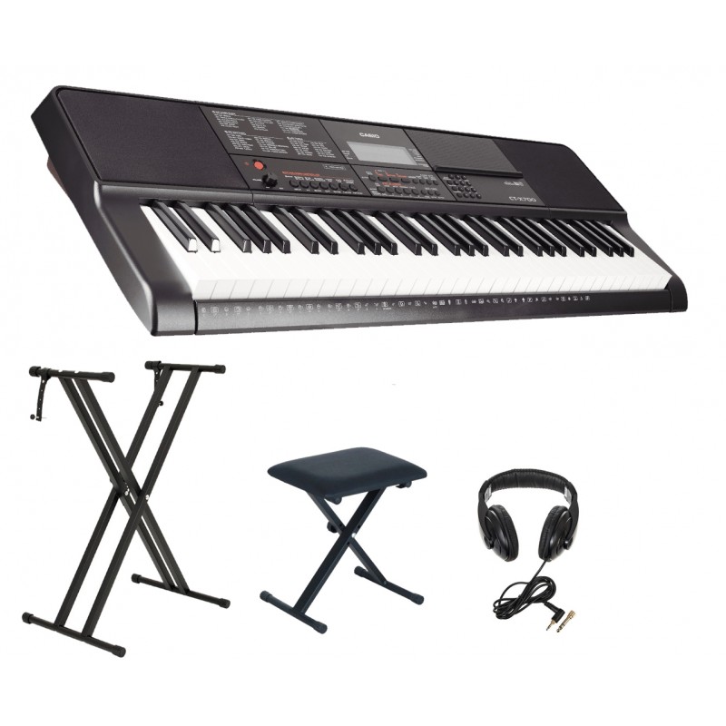 Keyboard Casio CT-X700 +Statyw +Ława +Słuchawki - 1