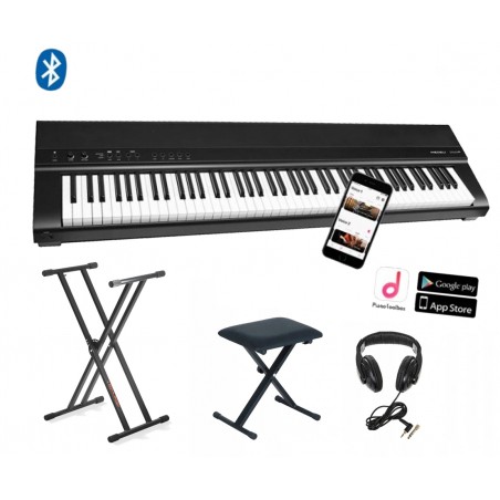 Pianino Cyfrowe Medeli SP201Bk +Ława +Słuchawki - 1