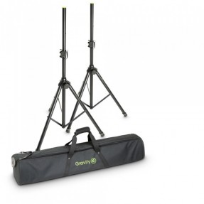 Gravity SS 5211 B SET 1 - zestaw 2x statyw kolumnowy Alu + torba
