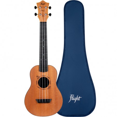 Flight TUC-53 MAH - ukulele koncertowe z pokrowcem - 1
