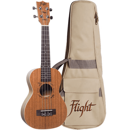 Flight DUC373 MAH - ukulele koncertowe z pokrowcem - 1