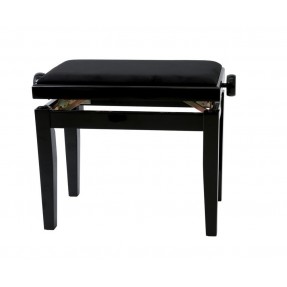 GEWA Czarna High Gloss - Ława do pianina - 1