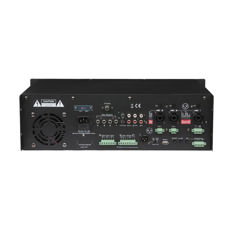 DAP Audio ZA-9250VTU - wzmacniacz instalacyjny - 2