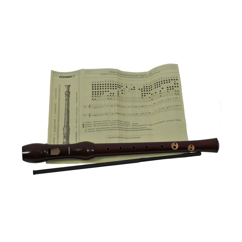 Hohner 9550 C Sopran - flet prosty, barokowy - 1