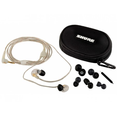 Shure SE215-CL EFS - słuchawki douszne przezroczyste - 1