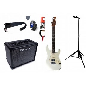 Gitara Elektryczna + Wzmacniacz 10W Kabel Zestaw 451 - 1