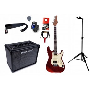 Gitara Elektryczna + Wzmacniacz 10W Kabel Zestaw 452 - 1