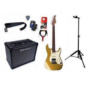 Gitara Elektryczna + Wzmacniacz 10W Kabel Zestaw 453 - 1