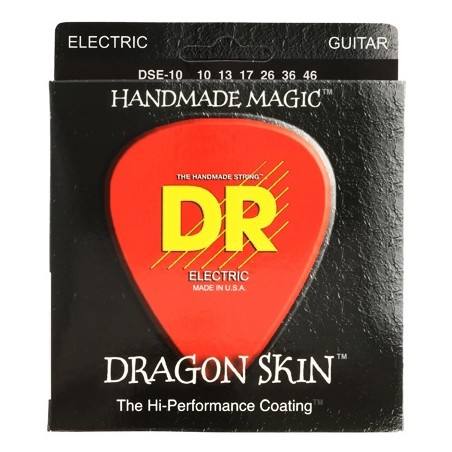 DR DSE 10-46 Dragon Skin - Struny Do Gitary Elektrycznej - 1