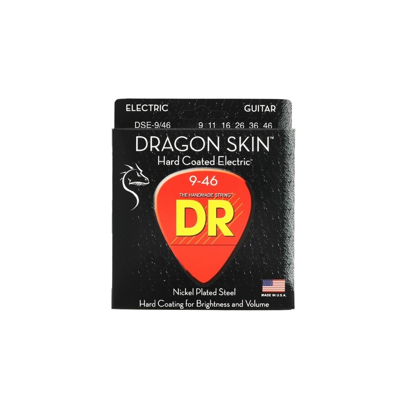 DR DSE 9-46 Dragon Skin - Struny Do Gitary Elektrycznej - 1