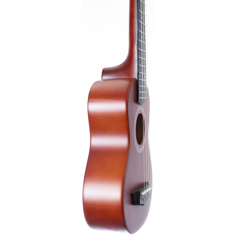 Arrow PB10 NT Soprano Natural Dark Top Set - ukulele sopranowe z akcesoriami - 4