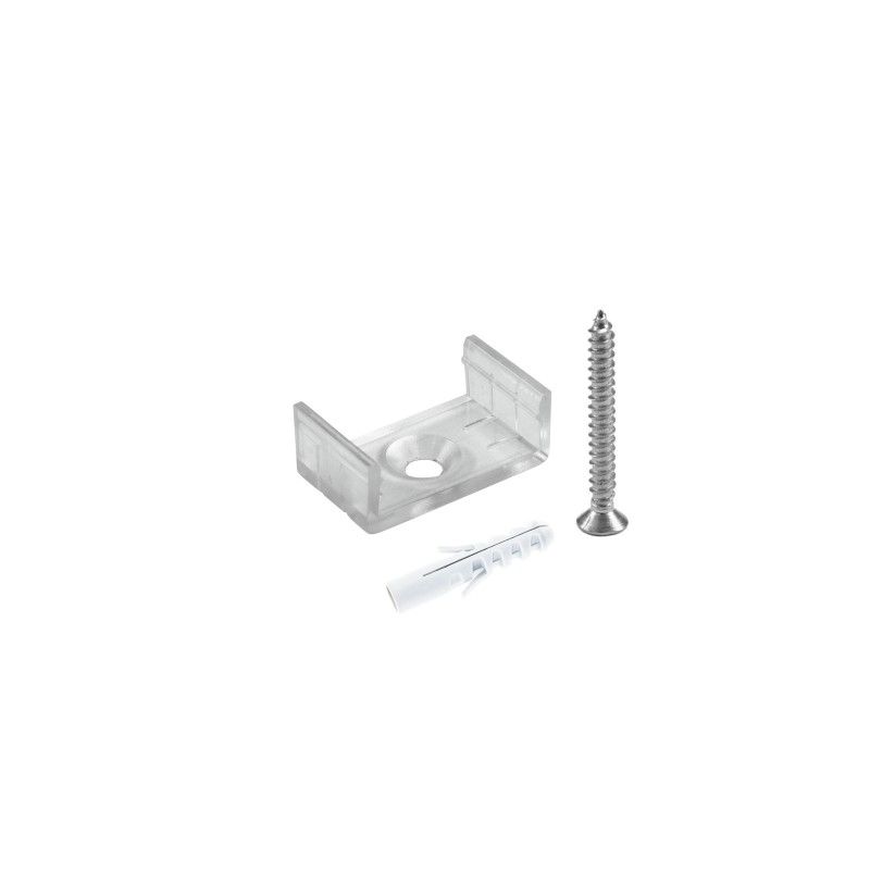 EUROLITE Mounting Bracket for U-Profil 20mm Plastic - 1 EUROLITE Mounting Bracket for U-Profil 20mm Plastic - 1