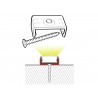 EUROLITE Mounting Bracket for U-Profil 20mm Plastic - 3 EUROLITE Mounting Bracket for U-Profil 20mm Plastic - 3
