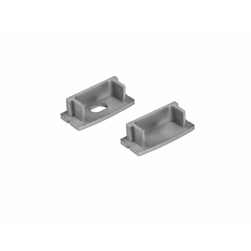 EUROLITE End Caps for U-Profil 20mm silver - 1