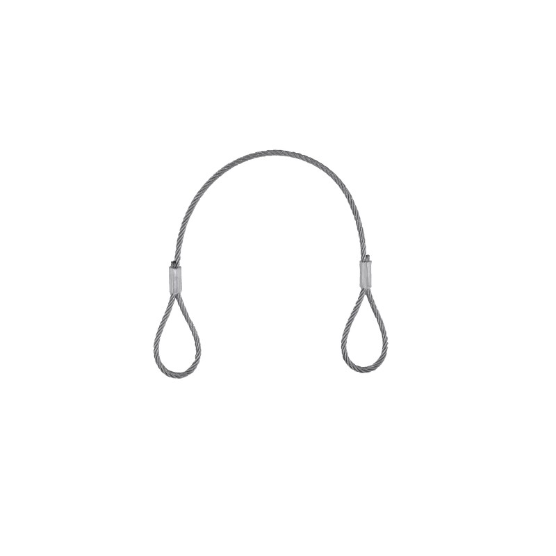 EUROLITE Steel Rope (FC) 400x3mm silver without quick link - 1 EUROLITE Steel Rope (FC) 400x3mm silver without quick link - 1