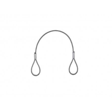 EUROLITE Steel Rope (FC) 400x3mm silver without quick link - 1