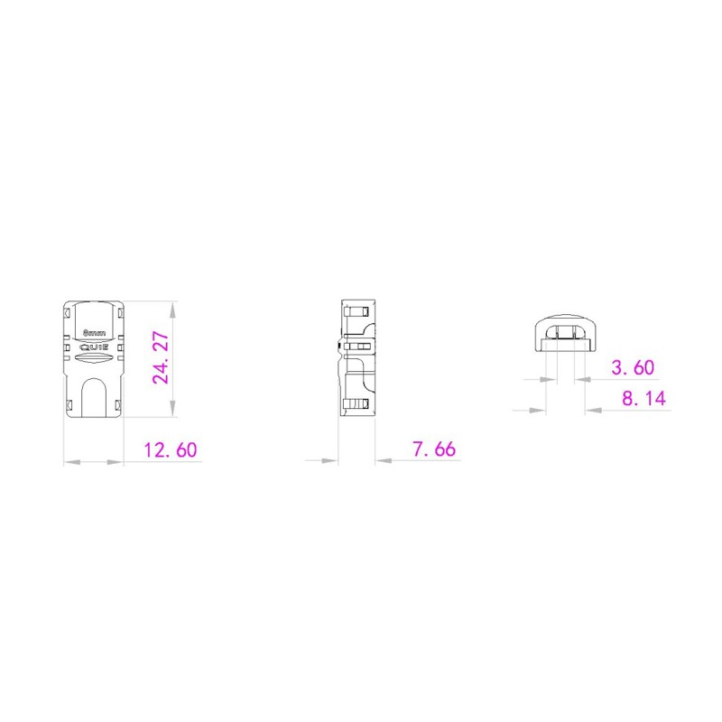 EUROLITE LED Strip Power Contact 2Pin 8mm - 4