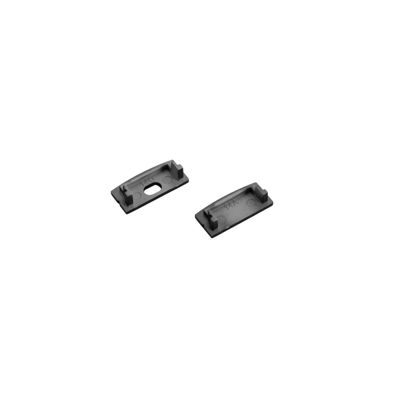 EUROLITE End Caps for U-Profil 20mm black - 2