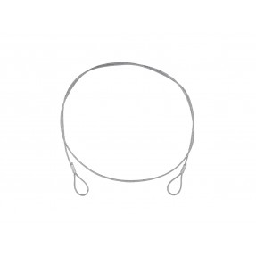 EUROLITE Steel Rope (SC) 900x3mm silver without quick link - 1