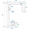 EUROLITE TH-25 Theatre Clamp silver - 2 EUROLITE TH-25 Theatre Clamp silver - 2