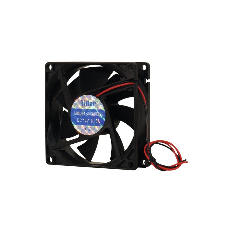 EUROLITE BF-12 Axial Fan 12V 80x80x25mm 45mł/h - 1 EUROLITE BF-12 Axial Fan 12V 80x80x25mm 45mł/h - 1