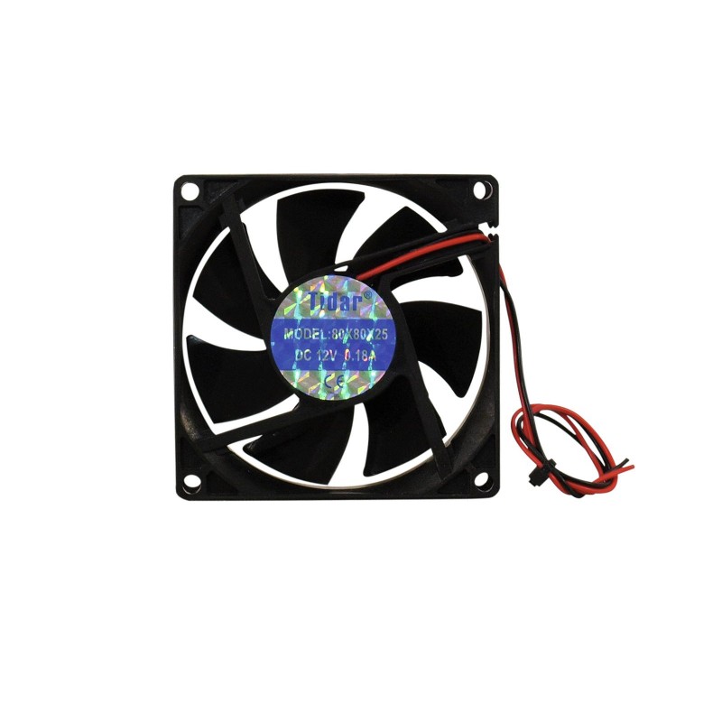 EUROLITE BF-12 Axial Fan 12V 80x80x25mm 45mł/h - 4 EUROLITE BF-12 Axial Fan 12V 80x80x25mm 45mł/h - 4