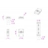 EUROLITE LED Strip flexible Connector 5Pin 12mm - 4