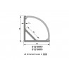 EUROLITE Corner Profile für LED Strip silber 2m - 4 EUROLITE Corner Profile für LED Strip silber 2m - 4