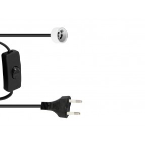EUROLITE GU-10 Socket Power Cable, Plug, Switch - 1
