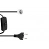 EUROLITE GU-10 Socket Power Cable, Plug, Switch - 1 EUROLITE GU-10 Socket Power Cable, Plug, Switch - 1