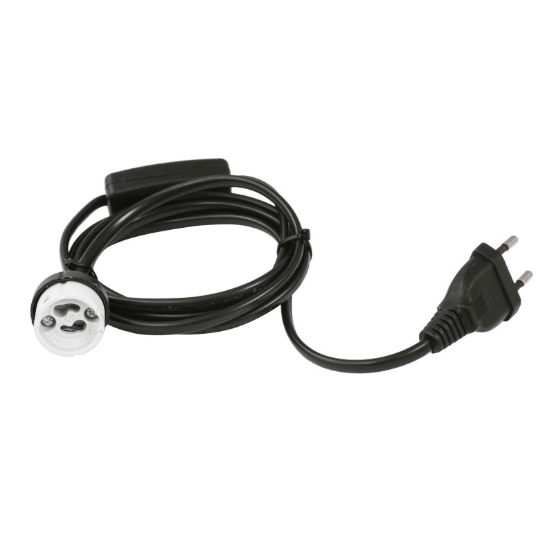 EUROLITE GU-10 Socket Power Cable, Plug, Switch - 2 EUROLITE GU-10 Socket Power Cable, Plug, Switch - 2
