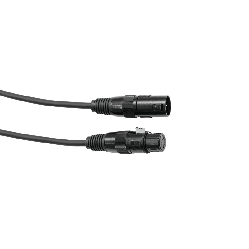EUROLITE DMX cable XLR 5pin 1m bk - 1
