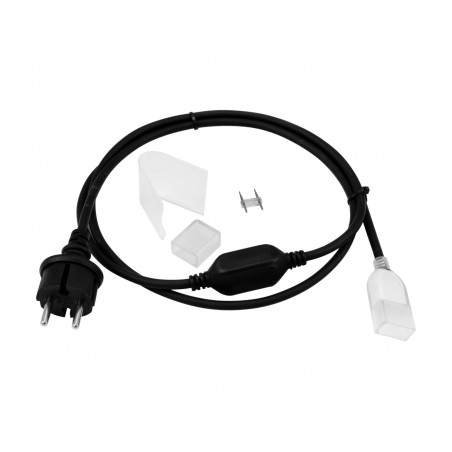 EUROLITE LED Neon Flex 230V Slim Power Cord with Plug - 1