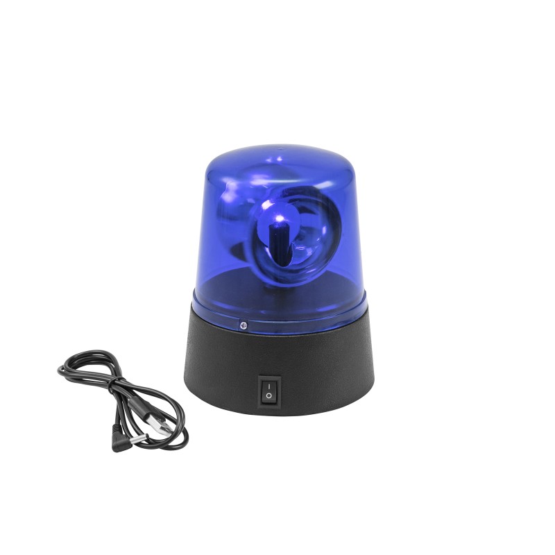 EUROLITE LED Mini Police Beacon blue USB/Battery - 2 EUROLITE LED Mini Police Beacon blue USB/Battery - 2