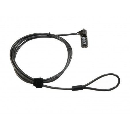 EUROLITE KG-180S Cable Lock Anti-theft Protection with Combination Lock - 1