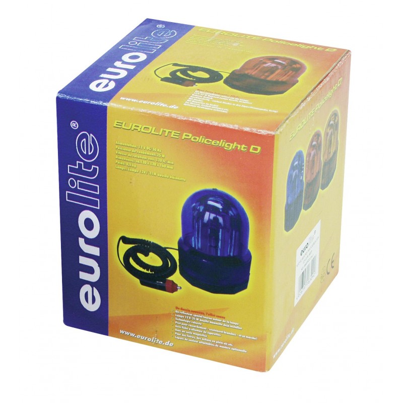 EUROLITE Police Beacon COL-1221 blue 12V/21W - 3