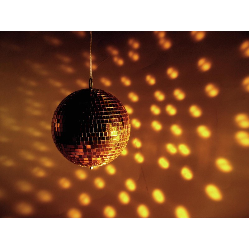 EUROLITE Mirror ball 15cm gold - 2 EUROLITE Mirror ball 15cm gold - 2