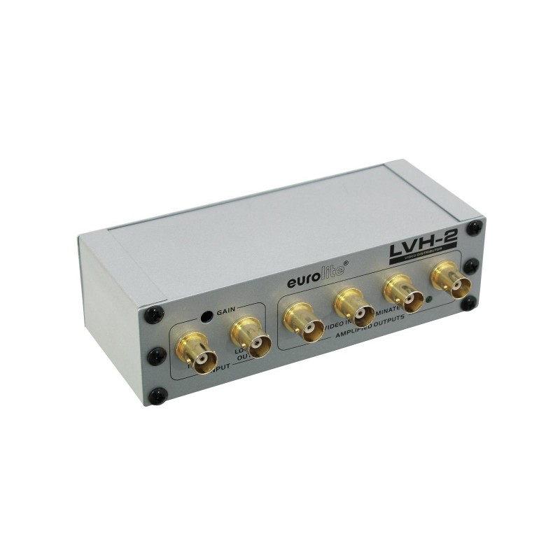 EUROLITE LVH-2 Video distribution amp - 2 EUROLITE LVH-2 Video distribution amp - 2