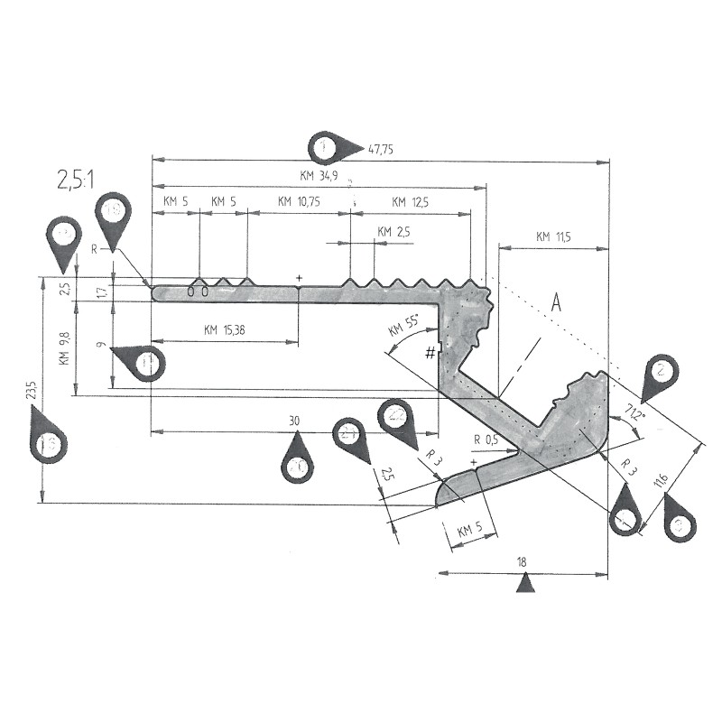 EUROLITE Step Profile for LED Strip black 2m - 4 EUROLITE Step Profile for LED Strip black 2m - 4