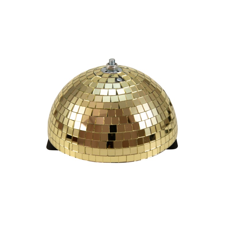 EUROLITE Half Mirror Ball 20cm gold motorized - 1
