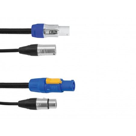 EUROLITE Combi Cable DMX P-Con/3 pin XLR 3m - 1