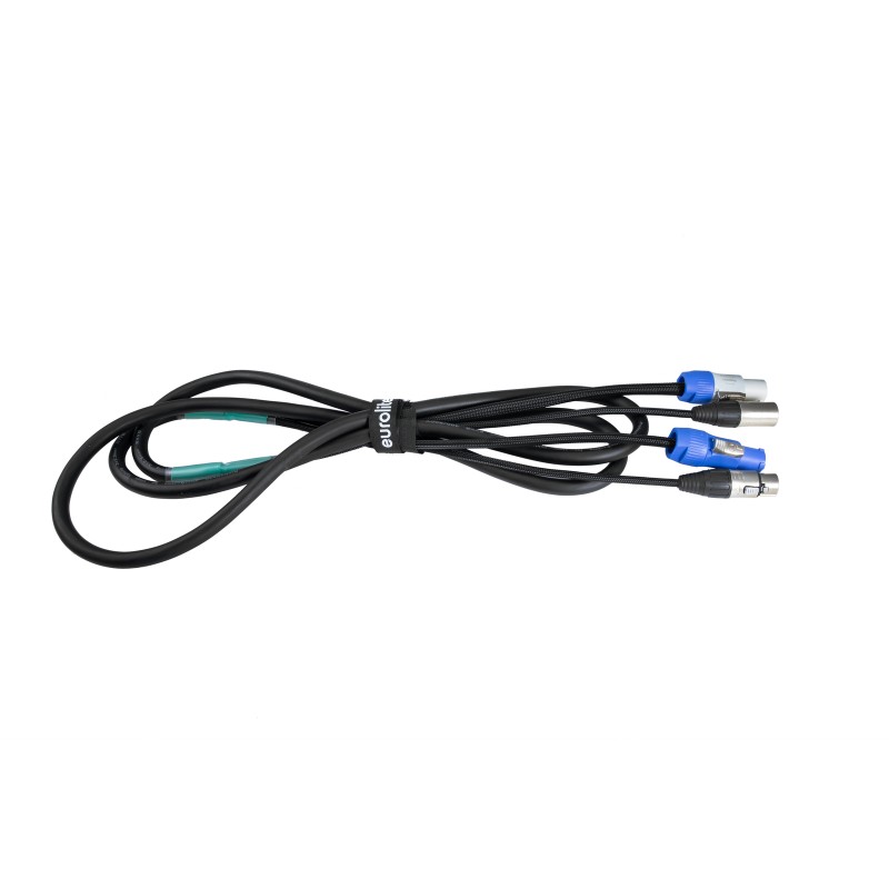 EUROLITE Combi Cable DMX P-Con/3 pin XLR 3m - 2 EUROLITE Combi Cable DMX P-Con/3 pin XLR 3m - 2