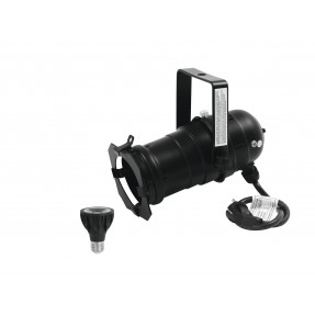 EUROLITE Set PAR-20 Spot bk + PAR-20 230V COB 6W E-27 LED 1800-3000K dim2warm - 1